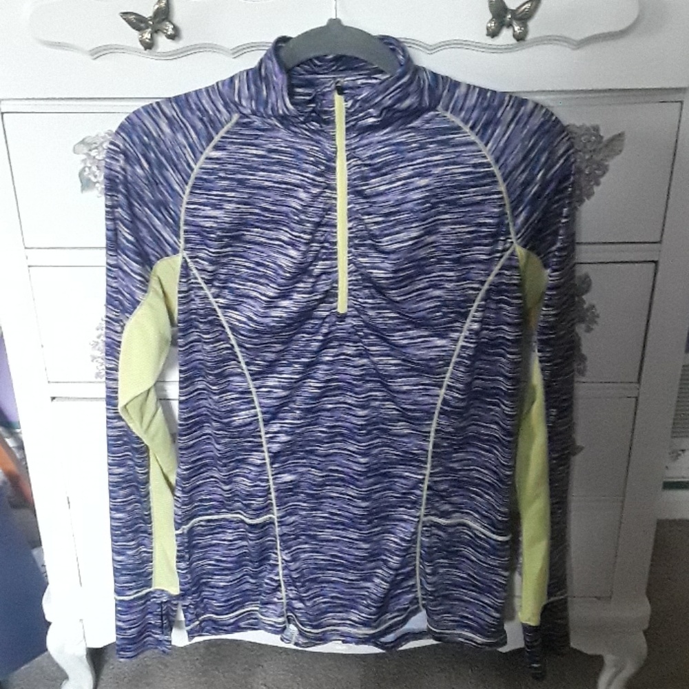 Quarter zip workout pullover